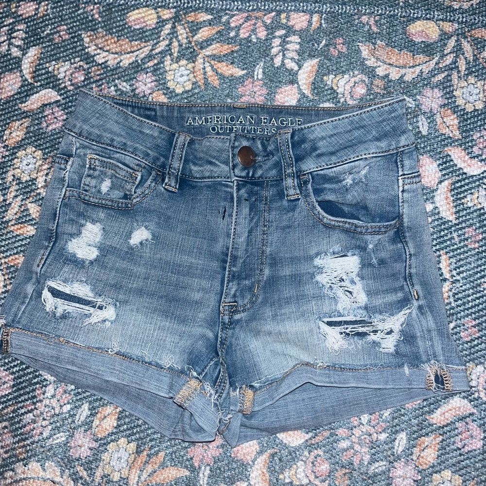 American eagle, jean shorts, womens 0